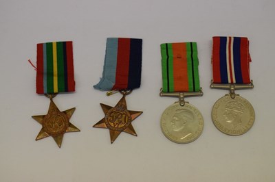 Lot 279 - Two Second World War Medal Groups etc.