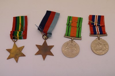 Lot 279 - Two Second World War Medal Groups etc.