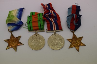 Lot 279 - Two Second World War Medal Groups etc.