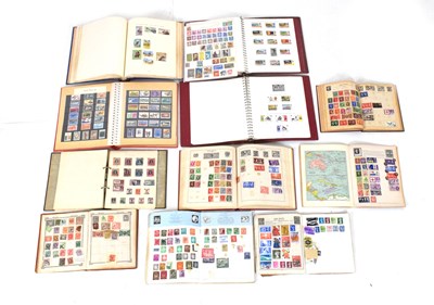 Lot 199 - Quantity of stamp albums contain GB and world stamps