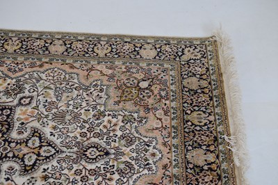 Lot 471 - Middle Eastern silk on wool rug