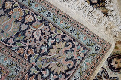 Lot 471 - Middle Eastern silk on wool rug