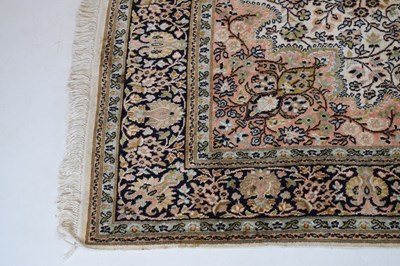 Lot 471 - Middle Eastern silk on wool rug