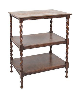 Lot 547 - Three tiered side table