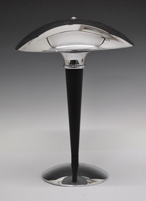 Lot 503 - 1980s/1990s chrome-finish table lamp