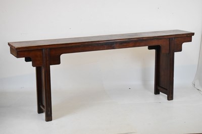 Lot 364 - Chinese elm altar table