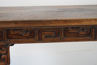 Lot 364 - Chinese elm altar table