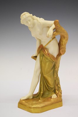 Lot 281 - Worcester figure 'Bather Surprised'