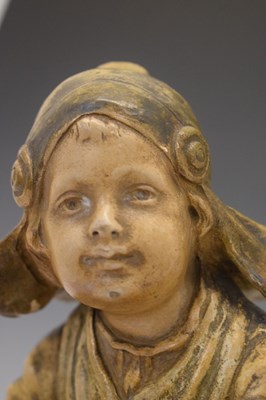 Lot 353 - Goldscheider figure of a Dutch girl