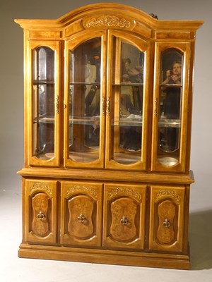 Lot 596 - Modern dome-topped display cabinet or bookcase