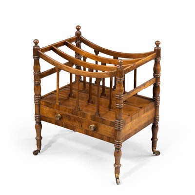 Lot 573 - 19th Century mahogany Canterbury