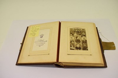 Lot 145 - Royal Interest - Edward VII carte de visite album
