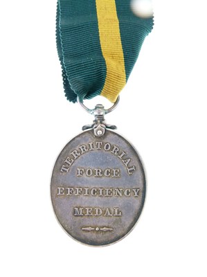 Lot 228 - Territorial Force Efficiency Medal and 1914-1918 War Medal