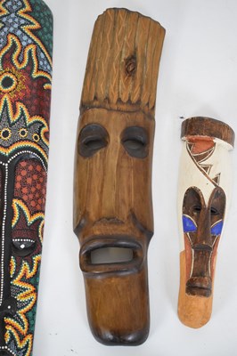 Lot 242 - Collection of African and other tribal masks