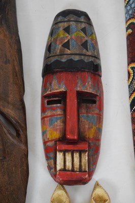 Lot 242 - Collection of African and other tribal masks