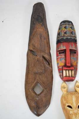 Lot 242 - Collection of African and other tribal masks