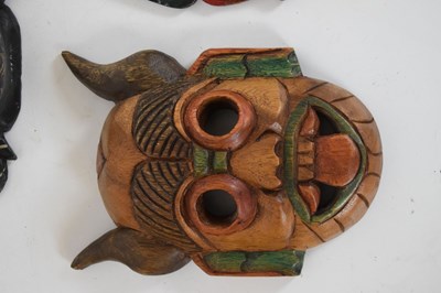 Lot 241 - Collection of Asian masks