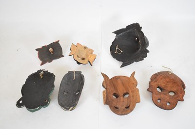 Lot 241 - Collection of Asian masks