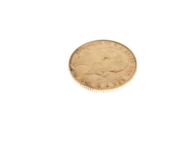 Lot 175 - Edward VII gold sovereign 1907