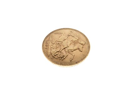 Lot 175 - Edward VII gold sovereign 1907