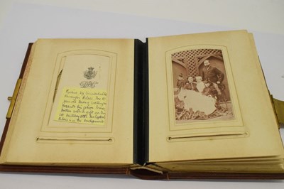 Lot 144 - Royal Interest - Edward VII and Alexandra carte de visite album