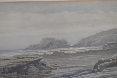 Lot 384 - Samuel Philips Jackson (1830 - 1904) - Watercolour - 'Near Perranporth'