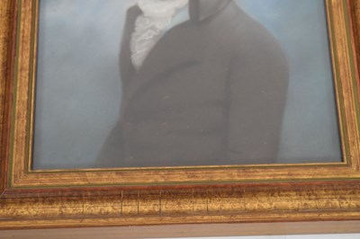 Lot 388 - Manner of Rolinda Sharples (1793-1838) - Pastel - Portrait of a gentleman