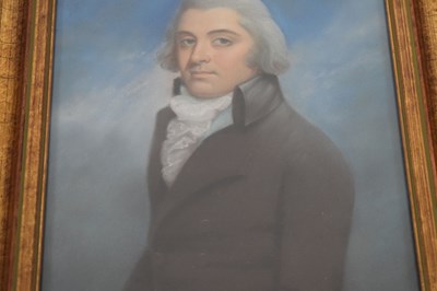 Lot 388 - Manner of Rolinda Sharples (1793-1838) - Pastel - Portrait of a gentleman