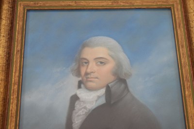 Lot 388 - Manner of Rolinda Sharples (1793-1838) - Pastel - Portrait of a gentleman