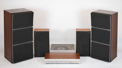 Lot 263 - Bang & Olufsen Beogram 1800 record deck, Beomasters 3000 tuner and speakers