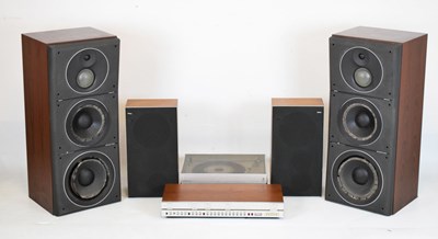 Lot 263 - Bang & Olufsen Beogram 1800 record deck, Beomasters 3000 tuner and speakers