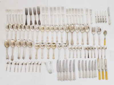 Lot 534 - Quantity of silver plated Kings cutlery