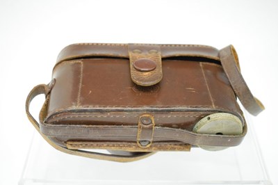Lot 133 - Leica camera in leather case