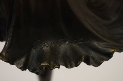 Lot 250 - Reproduction bronze figure after Bruno Zack