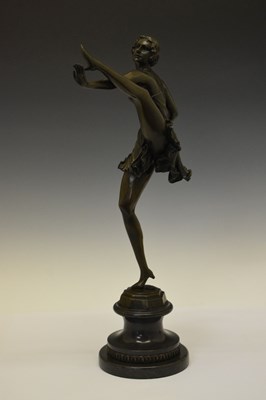 Lot 250 - Reproduction bronze figure after Bruno Zack