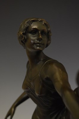 Lot 250 - Reproduction bronze figure after Bruno Zack