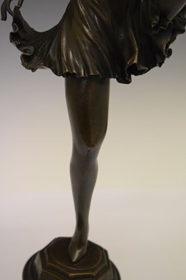 Lot 250 - Reproduction bronze figure after Bruno Zack