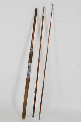 Lot 230 - Three piece split cane fishing rod