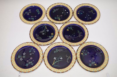 Lot 278 - Wedgwood Majolica part dessert set