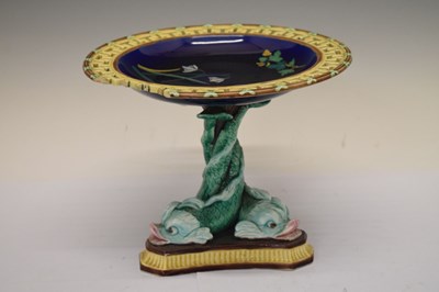 Lot 278 - Wedgwood Majolica part dessert set