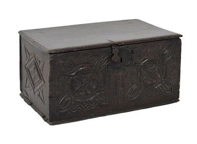 Lot 530 - 17th Century oak Bible box