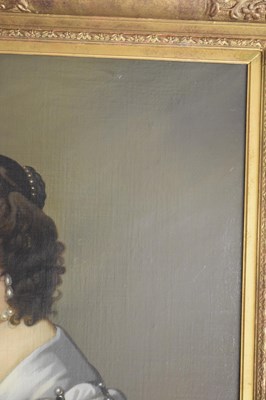 Lot 414 - Manner of Antony Van Dyck - Three-quarter length portrait of The Countess of Bath