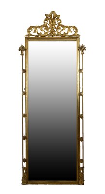 Lot 519 - 19th Century gilt gesso wall mirror