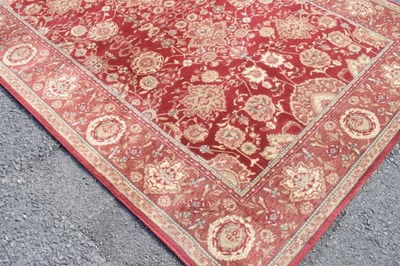 Lot 431 - 'Super Taj' machine-made wool rug
