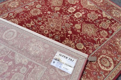 Lot 431 - 'Super Taj' machine-made wool rug