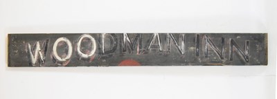 Lot 261 - Large 'Woodman Inn' wooden sign