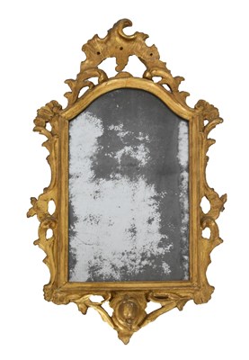 Lot 516 - Giltwood and gesso wall mirror