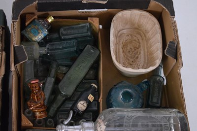 Lot 497 - Quantity of vintage advertising bottles, stoneware bottles