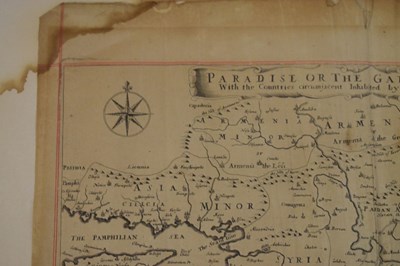 Lot 371 - Moxon (Joseph) 'Paradise, or the Garden of Eden', map of the Middle East