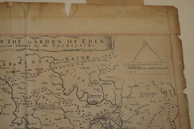 Lot 371 - Moxon (Joseph) 'Paradise, or the Garden of Eden', map of the Middle East